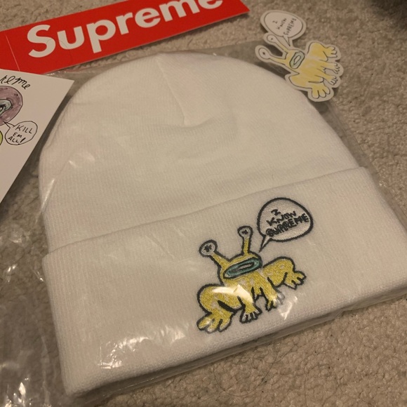 Supreme x Daniel Johnston beanie - Picture 1 of 1